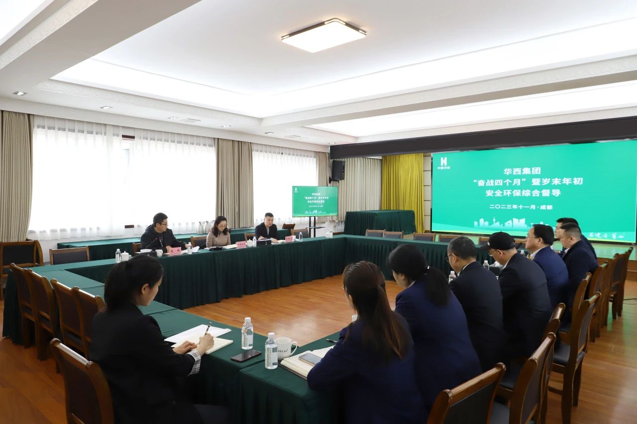 集團督導組到公司開展“奮戰四個月”暨歲末年初安全環保綜合督導